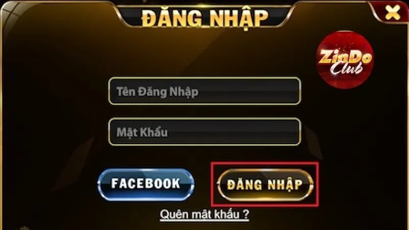 Đăng nhập Zindo đơn giản với 3 bước