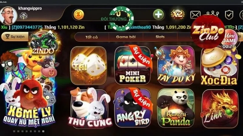 Kho game hấp dẫn
