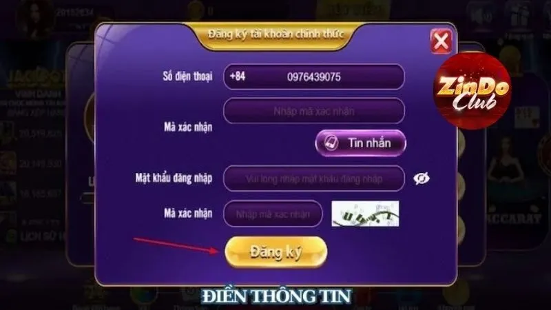 Đăng ký vào nạp tiền Zindo để tham gia giải trí game bài