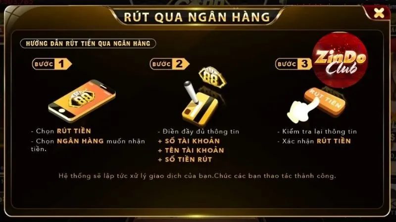 Tuân thủ quy tắc Zindo để rút tiền thuận lợi
